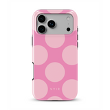 Big Polka Dots, žvýkačkově růžová - Tough Kryt na MagSafe iPhone