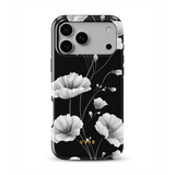 Elegant Inked Blossoms - Tough MagSafe iPhone Kryt