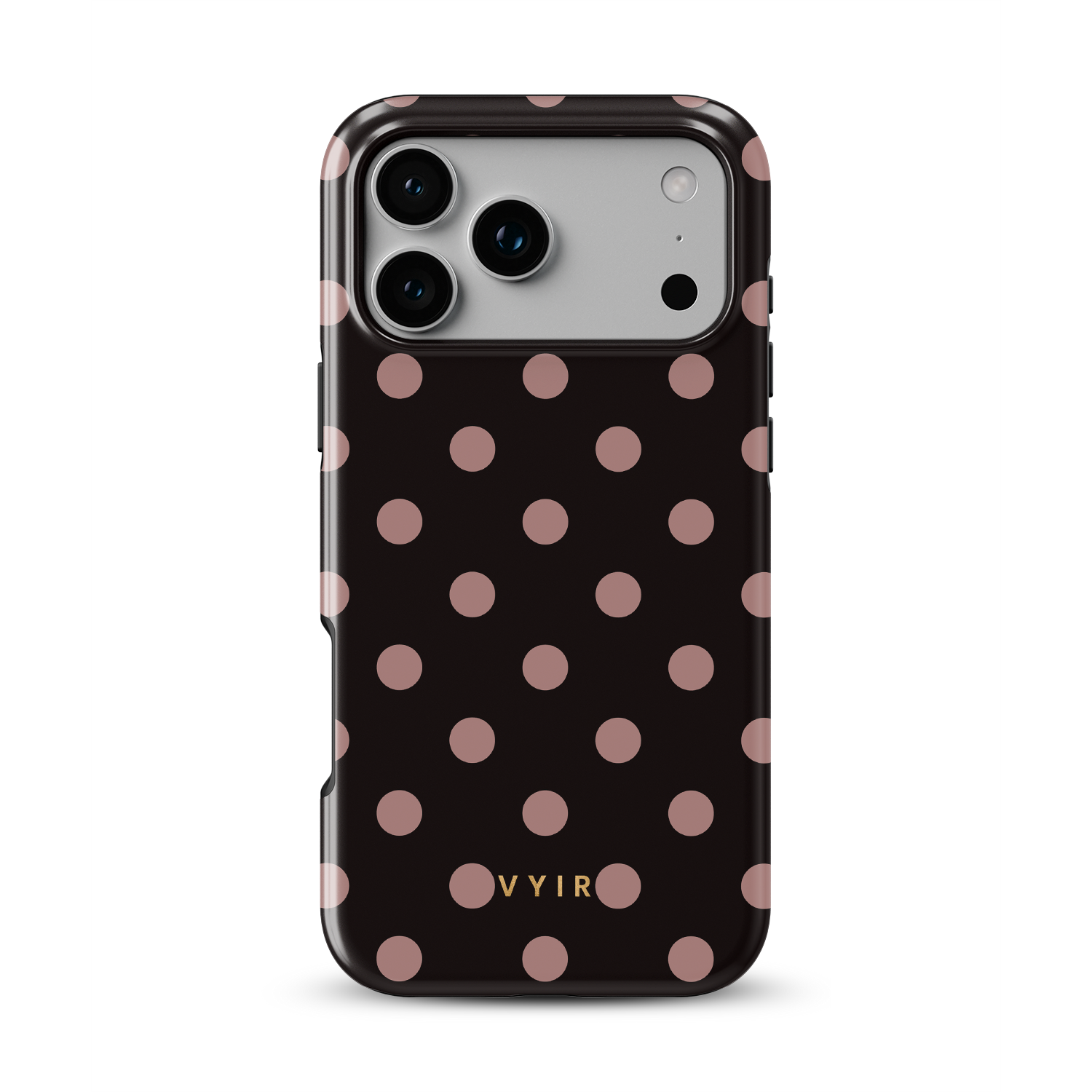 Classic Polka Dots, Nightfall - Shockproof Phone Case - VYIR