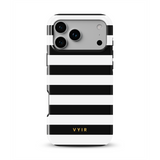 Horizontal Stripes, černá a bílá - Tough Kryt na mobil