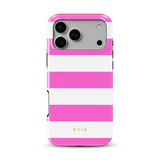 Horizontal Stripes, Fashion Pink - Tough Kryt na mobil