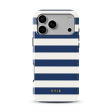 Horizontal Stripes, Old Money Blue - Tough Kryt na mobil
