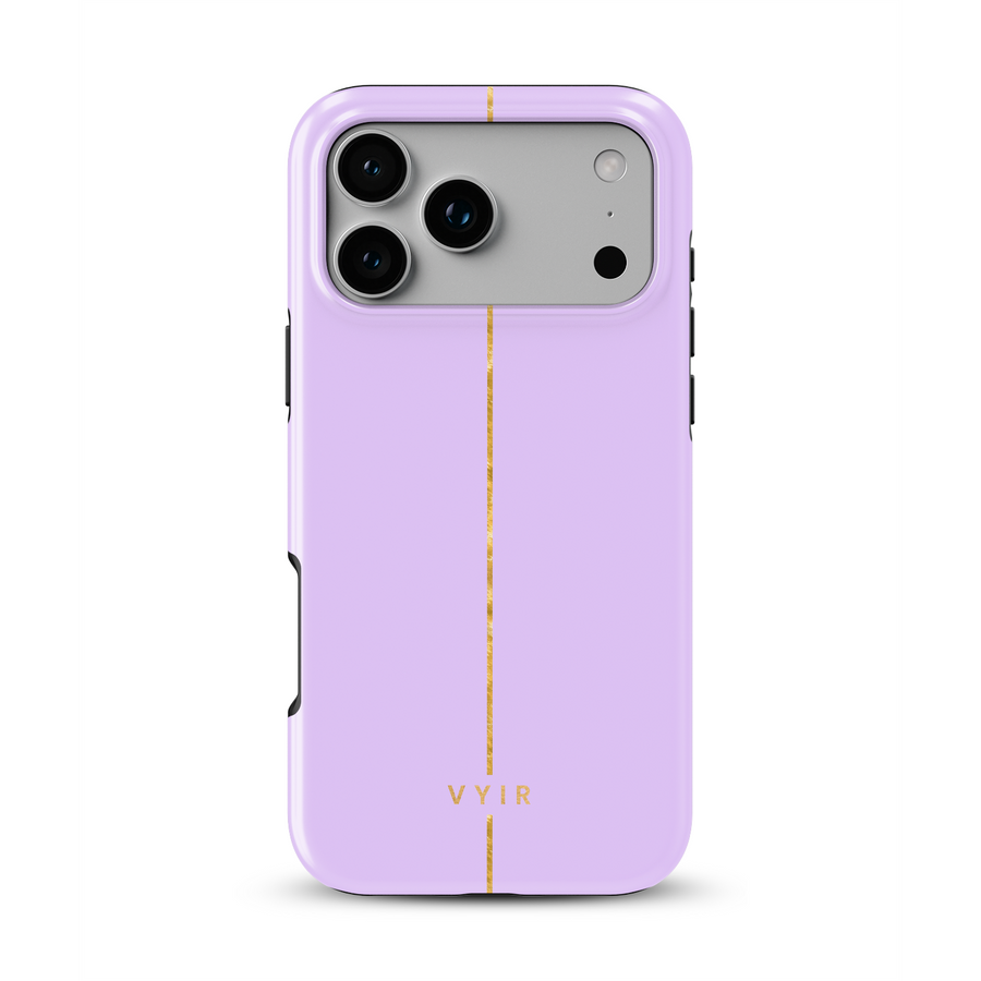 VYIR Signature Golden Line, levandulově fialová - Tough MagSafe Kryt na iPhone