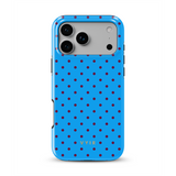 Tiny Polka Dots, Elektrická modrá - Tough MagSafe Kryt pro iPhone