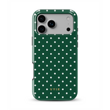 Tiny Polka Dots, Lesní zelená - Tough MagSafe Kryt pro iPhone