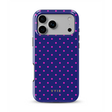 Tiny Polka Dots, Půlnoční růžová - Tough Kryt na mobil