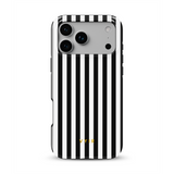 Vertical Stripes, černobílý - Tough MagSafe iPhone Kryt