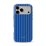 Vertical Stripes, Mediterranean Blue - Tough Kryt na mobil MagSafe pro iPhone