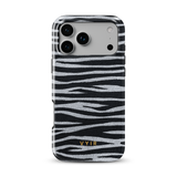 Zebra Gleam Silver - Tough Kryt MagSafe pro iPhone