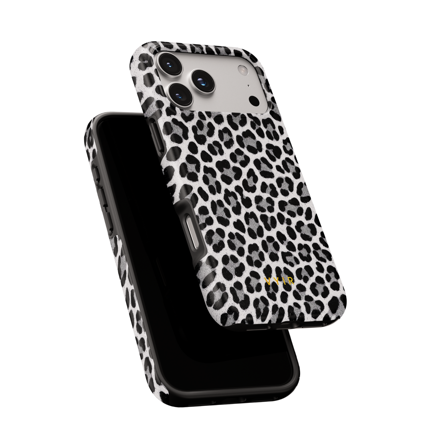 Luxe Leopard White - Shockproof MagSafe iPhone Case - VYIR