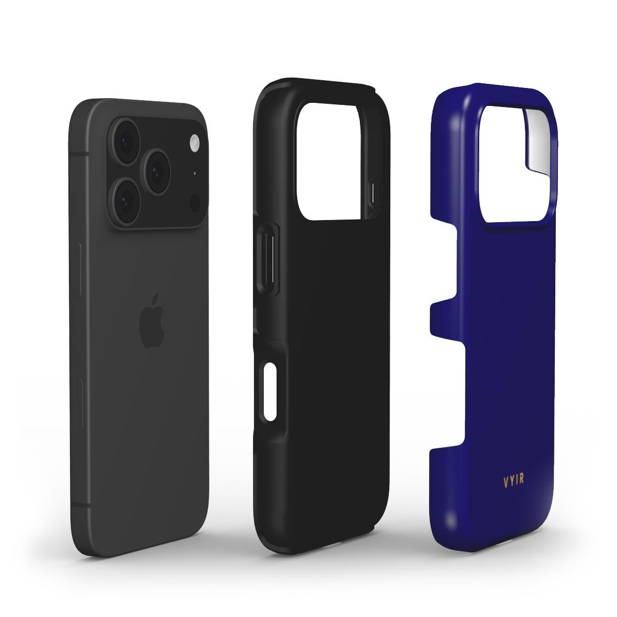 VYIR Signature Solid Colors, Navy Blue - Shockproof Phone Case - VYIR