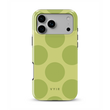 Big Polka Dots, Pistachio - Tough MagSafe Kryt na iPhone